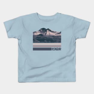 Erciyes Mountain Illustration Kids T-Shirt